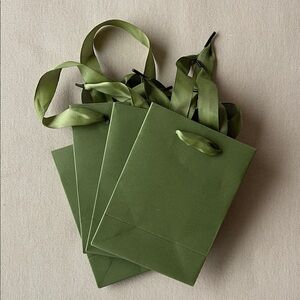 Luxury Gift Bags with Ribbon Handles - Set of 4